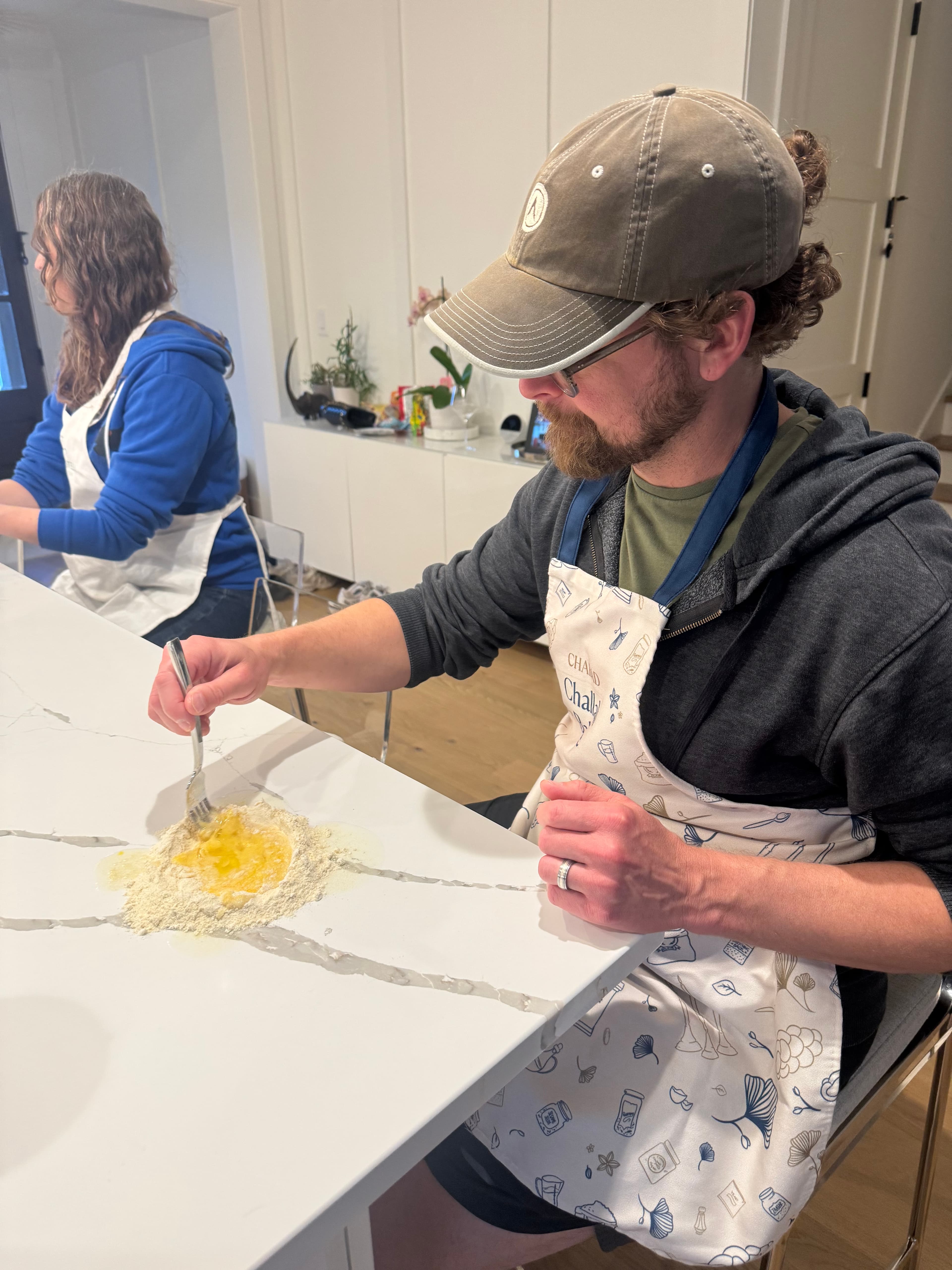 Neighbors gathered at Lou's home in Peachtree City for a LIFE cooking experience